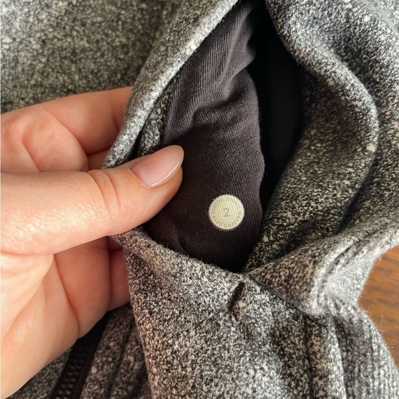 Lululemon Scuba Hoodie Light Cotton Fleece Luminesce Splatter White - Picture 7 of 7